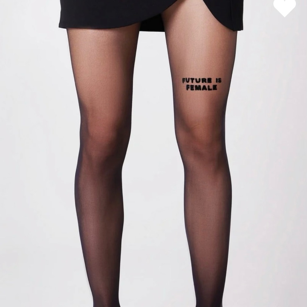 'Future Is Female' Sheer Tights